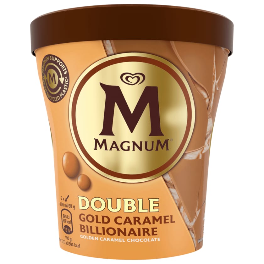 Magnum Double Gold Caramel Billionaire Eisbecher 440ml